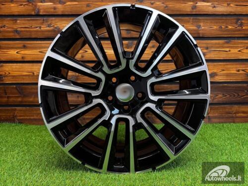 Ratlankis R21x9  5X108  ET  38.5  63.4  YF7076  (3S1341)  Black Polished (MB)  For VOLVO  (P+K4)  (HYBRID FORGED New Model)