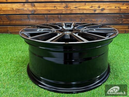 Ratlankis R21x9  5X108  ET  38.5  63.4  YF7076  (3S1341)  Black Polished (MB)  For VOLVO  (P+K4)  (HYBRID FORGED New Model)