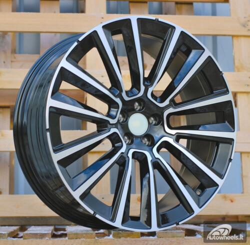 Ratlankis R21x9  5X108  ET  38.5  63.4  YF7076  (3S1341)  Black Polished (MB)  For VOLVO  (P+K4)  (HYBRID FORGED New Model)