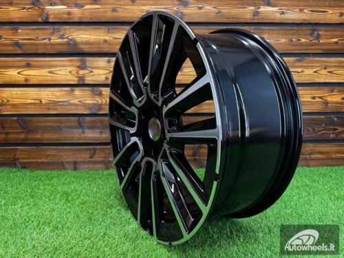 Ratlankis R20x9  5X108  ET  38.5  63.4  YF7076  (3S1341)  Black Polished (MB)  For VOLVO  (P+M)  (HYBRID FORGED NEW Model)