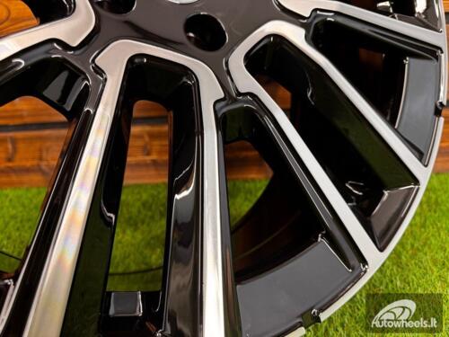 Ratlankis R20x9  5X108  ET  38.5  63.4  YF7076  (3S1341)  Black Polished (MB)  For VOLVO  (P+M)  (HYBRID FORGED NEW Model)
