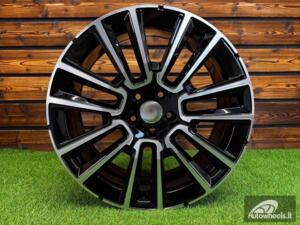 Ratlankis R19x8  5X108  ET  42.5  63.4  YF7076  (3S1341)  Black Polished (MB)  For VOLVO  (M+P)  (HYBRID FORGED)