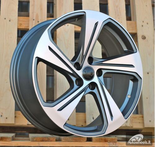 Ratlankis R18x8  5X112  ET  35  66.5  YS1270  (FBX340)  Grey Polished Matt (MGM)  For AUD  (K3)  (HYBRID FORGED)