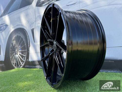 Ratlankis R19x9.5  5X112  ET  40  66.5  HX036  (IN3614F)  Black (BL)  For HAXER  (Z3)  (HYBRID FORGED)