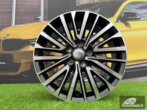 Ratlankis R18x8  5X120  ET  50  65.1  B1515  (FBX530)  Black Polished (MB)  For VW  (Z3+Z7)  (HYBRID FORGED (1250kg))