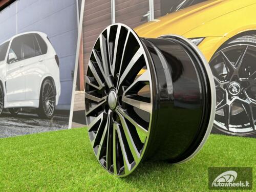 Ratlankis R18x8  5X120  ET  50  65.1  B1515  (FBX530)  Black Polished (MB)  For VW  (Z3+Z7)  (HYBRID FORGED (1250kg))
