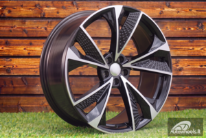 Ratlankis R20x9  5X112  ET  35  66.5  B1566  (FBX008)  Black Polished (MB)  For AUD  (Z5)  (HYBRID FORGED)