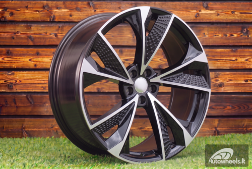 Ratlankis R20x9  5X112  ET  35  66.5  B1566  (FBX008)  Black Polished (MB)  For AUD  (Z5)  (HYBRID FORGED)