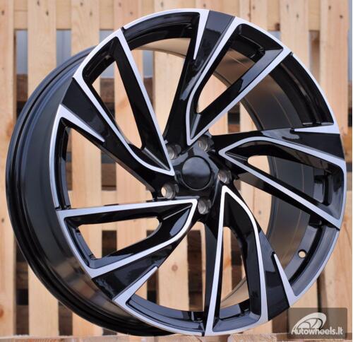 Ratlankis R16x7  5X112  ET  42  57.1  B5772  (FBX260)  Black Polished (MB)  For VW  (Z5)  (HYBRID FORGED)