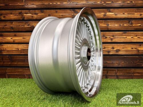 Ratlankis Work Emitz Style R15X8J 4X100/5X100 ET0 73.1 Silver with Diamond Cut