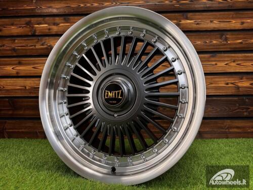 Ratlankis Work Emitz Style R15X8J 4X100/5X100 ET0 73.1 Grey with Diamond Cut
