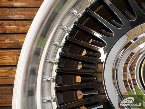 Ratlankis Work Emitz Style R17X8J 4X100/4X108 ET20 73.1 Black with Diamond Cu