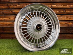 Ratlankis Work Emitz Style R17X9J 5X112/5X120 ET20 72.6 Silver with Diamond Cut