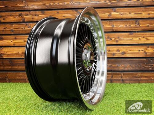 Ratlankis Work Emitz Style R17X9J 5X112/5X120 ET20 72.6 Black with Diamond Cut