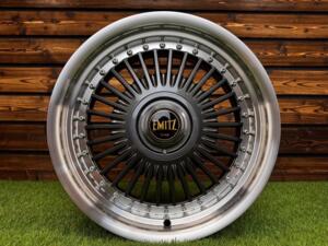 Ratlankis Work Emitz Style R17X8J 4X100/4X108 ET20 73.1 Grey with Diamond Cut