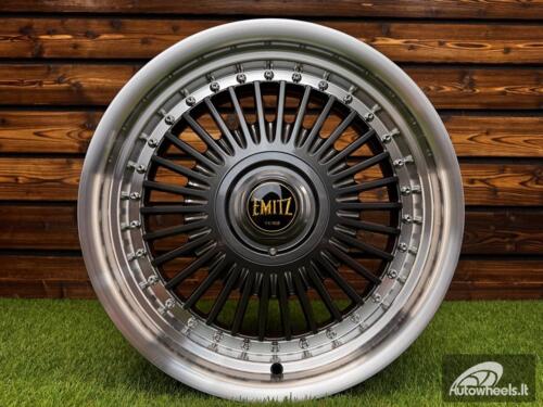 Ratlankis Work Emitz Style R17X8J 4X100/4X108 ET20 73.1 Grey with Diamond Cut