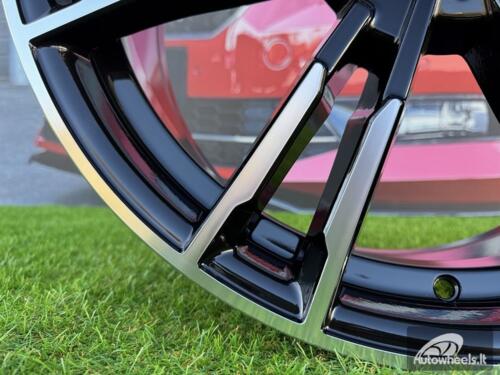 Ratlankis R18x8  5X112  ET  30  66.6  A7065  (BY1356)  Black Polished (MB)  For BMW  (Z1)