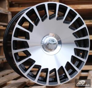 Ratlankis R19x9.5  5X112  ET  40  66.6  B1464  Black Polished (MB)  For MER  (Z1)  (MAYBACH)