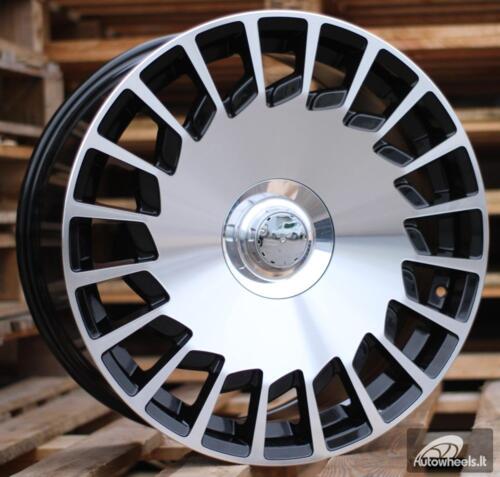 Ratlankis R19x9.5  5X112  ET  40  66.6  B1464  Black Polished (MB)  For MER  (Z1)  (MAYBACH)