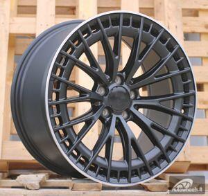Ratlankis R22x9  5X112  ET  35  66.6  B1877  Black (BL)  For MER  (Z1)  (Rear+Front)