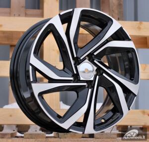 Ratlankis R17x7  5X114.3  ET  35  66.1  B5762  Black Polished (MB)  For RENAU  (P)