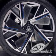 Ratlankis R17x7  4X100  ET  37  60.1  IN3625F  Black Polished (MB)  For RENAU  (Z5)  (HYBRID FORGED)