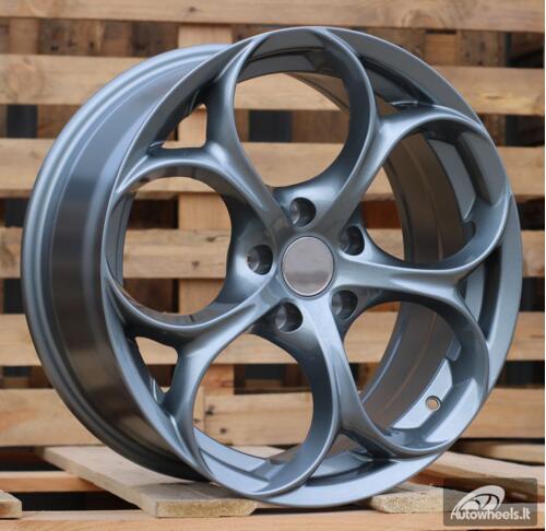 Ratlankis R18x8  5X110  ET  33  65.1  L1664  (YF5707)  Gun Metal (GM)  For ALFA  (Z5)  (HYBRID FORGED)