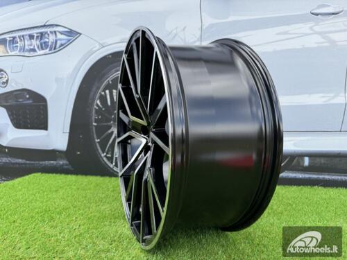 Ratlankis R22x10  5X112  ET  21  66.5  B5131  (FBX133)  Black Polished (MB)  For AUD  (Z5)  (HYBRID FORGED)