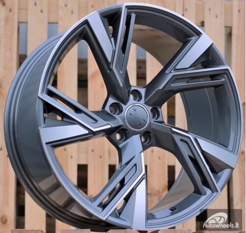 Ratlankis R20x9  5X112  ET  35  66.5  B1571  (FBX154)  Grey Polished (MG)  For AUD  (Z5)  (HYBRID FORGED)
