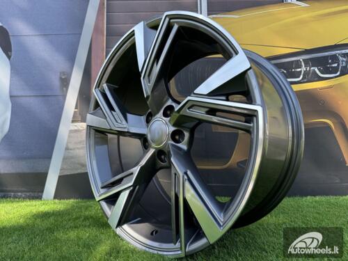Ratlankis R20x9  5X112  ET  35  66.5  B1571  (FBX154)  Grey Polished (MG)  For AUD  (Z5)  (HYBRID FORGED)
