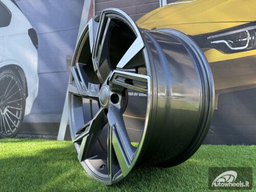Ratlankis R20x9  5X112  ET  35  66.5  B1571  (FBX154)  Grey Polished (MG)  For AUD  (Z5)  (HYBRID FORGED)