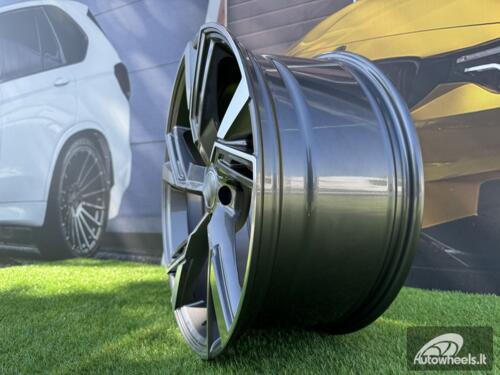 Ratlankis R20x9  5X112  ET  35  66.5  B1571  (FBX154)  Grey Polished (MG)  For AUD  (Z5)  (HYBRID FORGED)