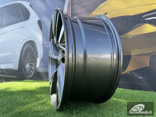 Ratlankis R20x9  5X112  ET  35  66.5  B1571  (FBX154)  Grey Polished (MG)  For AUD  (Z5)  (HYBRID FORGED)