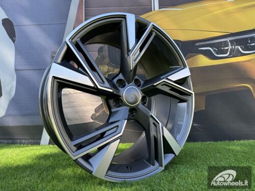 Ratlankis R20x9  5X112  ET  35  66.5  B1571  (FBX154)  Grey Polished (MG)  For AUD  (Z5)  (HYBRID FORGED)