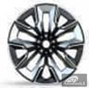 Ratlankis R21x10.5  5X112  ET  44  66.6  H3447F  Black Polished (MB)  For BMW  (A)  (HYBRID FORGED + Chrome Rear+Front)