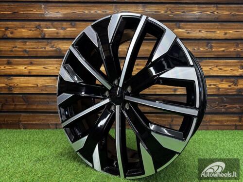 Ratlankis R21x8.5  5X108  ET  49.5  63.4  H3460F  Black Polished (MB)  For VOLVO  (A)  (HYBRID FORGED)