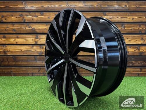 Ratlankis R21x8.5  5X108  ET  49.5  63.4  H3460F  Black Polished (MB)  For VOLVO  (A)  (HYBRID FORGED)