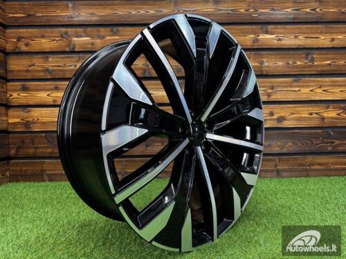 Ratlankis R21x8.5  5X108  ET  49.5  63.4  H3460F  Black Polished (MB)  For VOLVO  (A)  (HYBRID FORGED)