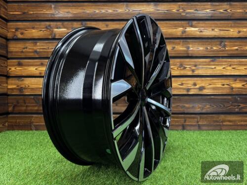 Ratlankis R21x8.5  5X108  ET  49.5  63.4  H3460F  Black Polished (MB)  For VOLVO  (A)  (HYBRID FORGED)