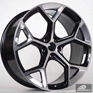 Ratlankis Dante 10X22 5X112 ET20 66,5 Black Milling