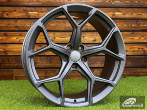 Ratlankis R23x10  5X112  ET  21  66.5  I5598  (YF5598)  Gun Metal Half Matt (GMHM)  For AUD  (A)  (HYBRID FORGED)
