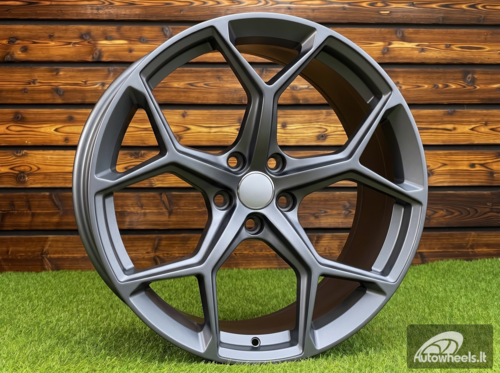 Ratlankis R23x10  5X112  ET  21  66.5  I5598  (YF5598)  Gun Metal Half Matt (GMHM)  For AUD  (A)  (HYBRID FORGED)