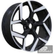 Ratlankis R19x8  5X108  ET  47.5  63.4  YF5729  Black Polished Half Matt (MBHM)  For FORD  (A)  (HYBRID FORGED New Model)