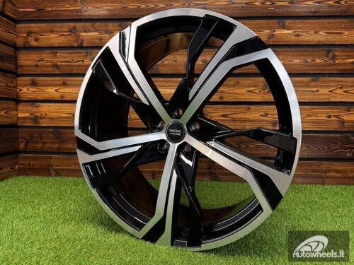 Ratlankis R20x8.5  5X108  ET  42.5  63.3  YF5753  Black Polished (MB)  For VOLVO  (Z5)  (HYBRID FORGED)