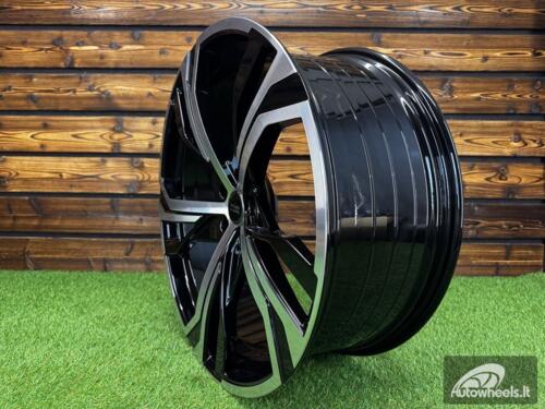 Ratlankis R20x8.5  5X108  ET  42.5  63.3  YF5753  Black Polished (MB)  For VOLVO  (Z5)  (HYBRID FORGED)