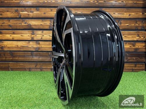 Ratlankis R20x8.5  5X108  ET  42.5  63.3  YF5753  Black Polished (MB)  For VOLVO  (Z5)  (HYBRID FORGED)