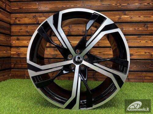 Ratlankis R22x9  5X108  ET  38.5  63.3  YF5753  Black Polished (MB)  For VOLVO  (Z5)  (HYBRID FORGED)