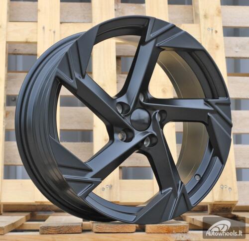 Ratlankis R18x7.5  5X112  ET  45  57.1  YF5754  Black Half Matt (BLHM)  For VW  (Z5)  (HYBRID FORGED)