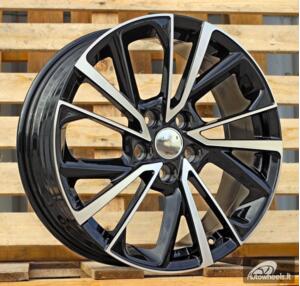 Ratlankis R18x7  5X114.3  ET  35  60.1  YF5758  Black Polished (MB)  For TOYOT  (Z5)  (HYBRID FORGED)