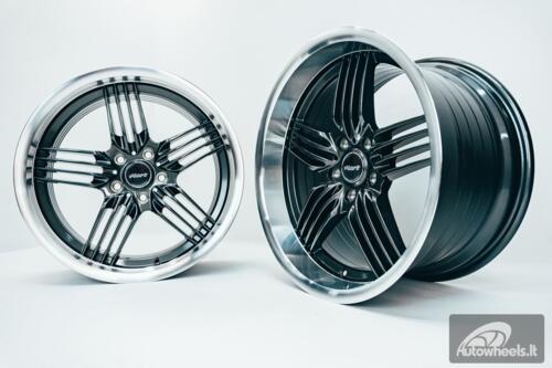 Ratlankis HART HR79 R18X10J 5X120 ET20 CB:74.1 Grey with Diamond Cut Lip